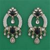 Indo Western Pearl Earring with Mehndi Plating