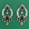 Indo Western Pearl Earring with Mehndi Plating