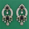 Indo Western Pearl Earring with Mehndi Plating