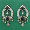 Indo Western Pearl Earring with Mehndi Plating