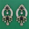 Indo Western Pearl Earring with Mehndi Plating