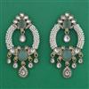 Indo Western Pearl Earring with Mehndi Plating