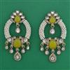 Indo Western Pearl Earring with Mehndi Plating