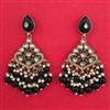 Indo Western Meenakari Earring with Mehndi Plating