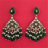 Indo Western Meenakari Earring with Mehndi Plating