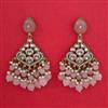 Indo Western Meenakari Earring with Mehndi Plating
