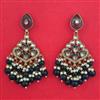 Indo Western Meenakari Earring with Mehndi Plating