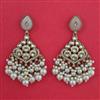 Indo Western Meenakari Earring with Mehndi Plating