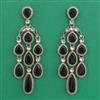Indo Western Long Earring with Mehndi Plating