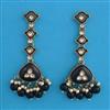 Indo Western Meenakari Earring with Mehndi Plating