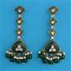 Indo Western Meenakari Earring with Mehndi Plating
