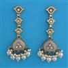 Indo Western Meenakari Earring with Mehndi Plating