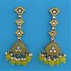 Indo Western Meenakari Earring with Mehndi Plating