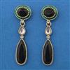Indo Western Meenakari Earring with Mehndi Plating