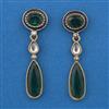 Indo Western Meenakari Earring with Mehndi Plating