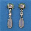 Indo Western Meenakari Earring with Mehndi Plating