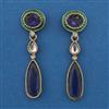 Indo Western Meenakari Earring with Mehndi Plating