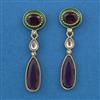 Indo Western Meenakari Earring with Mehndi Plating