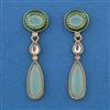Indo Western Meenakari Earring with Mehndi Plating