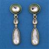 Indo Western Meenakari Earring with Mehndi Plating