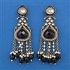 Indo Western Meenakari Earring with Mehndi Plating