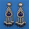 Indo Western Meenakari Earring with Mehndi Plating
