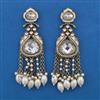 Indo Western Meenakari Earring with Mehndi Plating