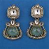Indo Western Classic Earring with Mehndi Plating