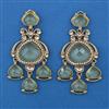 Indo Western Classic Earring with Mehndi Plating
