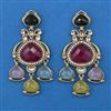 Indo Western Classic Earring with Mehndi Plating
