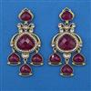 Indo Western Classic Earring with Mehndi Plating