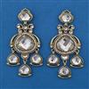 Indo Western Classic Earring with Mehndi Plating