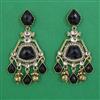Indo Western Long Earring with Mehndi Plating
