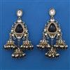 Indo Western Jhumki with Mehndi Plating