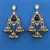 Indo Western Jhumki with Mehndi Plating