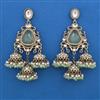 Indo Western Jhumki with Mehndi Plating