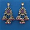 Indo Western Jhumki with Mehndi Plating