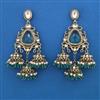 Indo Western Jhumki with Mehndi Plating