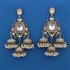 Indo Western Jhumki with Mehndi Plating