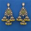 Indo Western Jhumki with Mehndi Plating