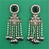 Indo Western Pearl Earring with Mehndi Plating