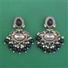 Indo Western Pearl Earring with Mehndi Plating