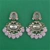 Indo Western Pearl Earring with Mehndi Plating