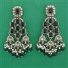 Indo Western Pearl Earring with Mehndi Plating