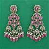 Indo Western Pearl Earring with Mehndi Plating