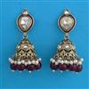 Indo Western Jhumki with Mehndi Plating