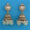 Indo Western Jhumki with Mehndi Plating