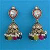 Indo Western Jhumki with Mehndi Plating