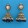 Indo Western Jhumki with Mehndi Plating