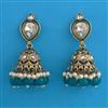 Indo Western Jhumki with Mehndi Plating